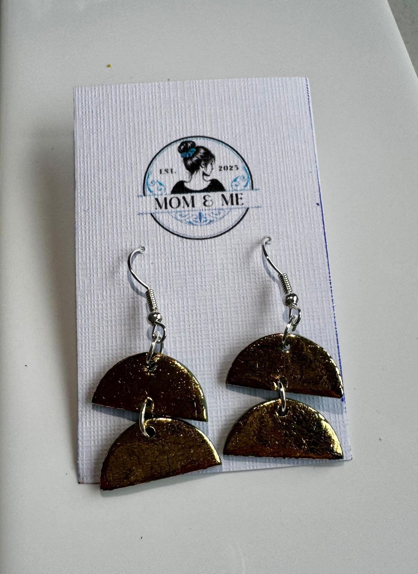 Lunar Duo Polymer Clay Earrings