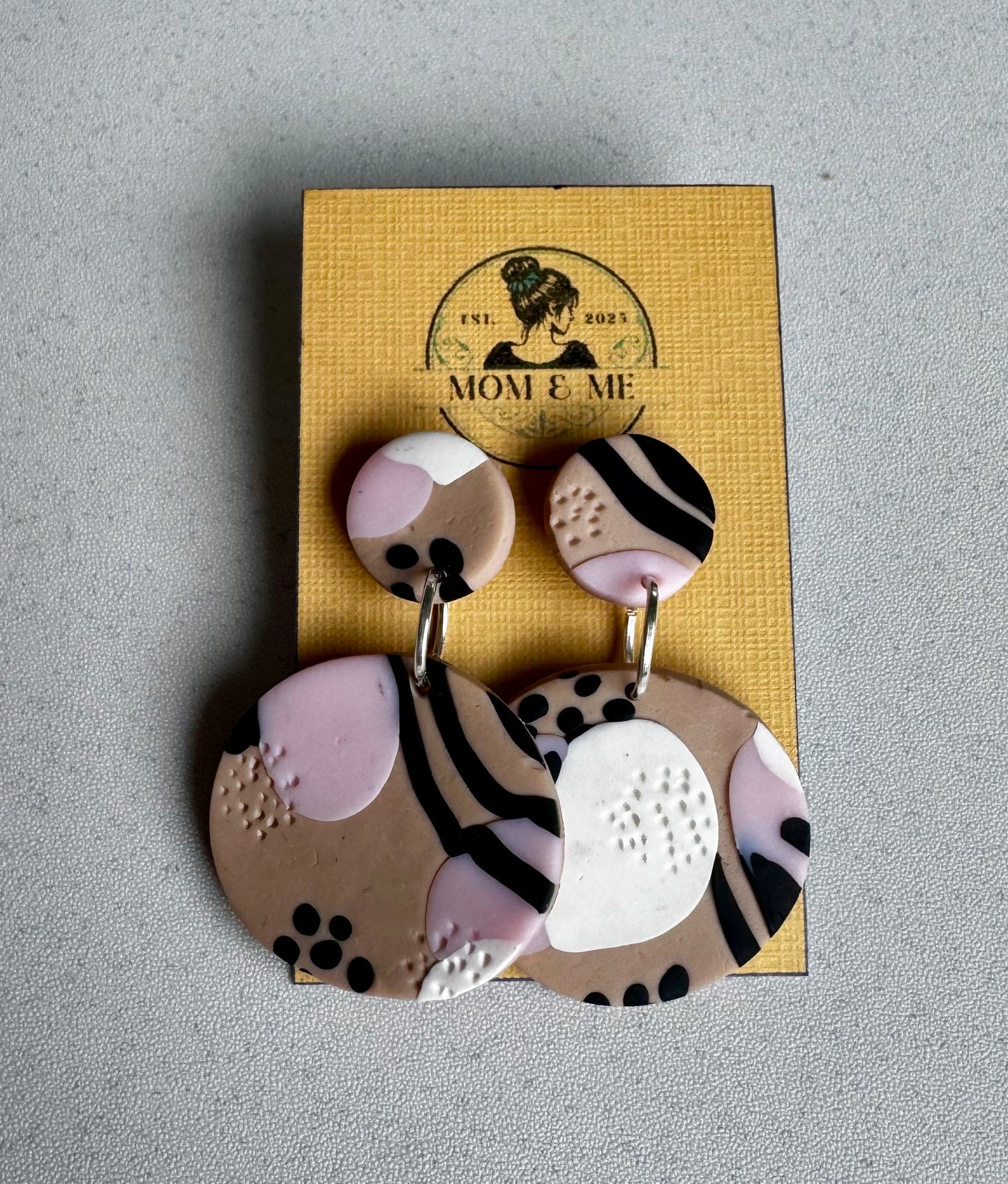 Wild Whisper Polymer Clay Earrings