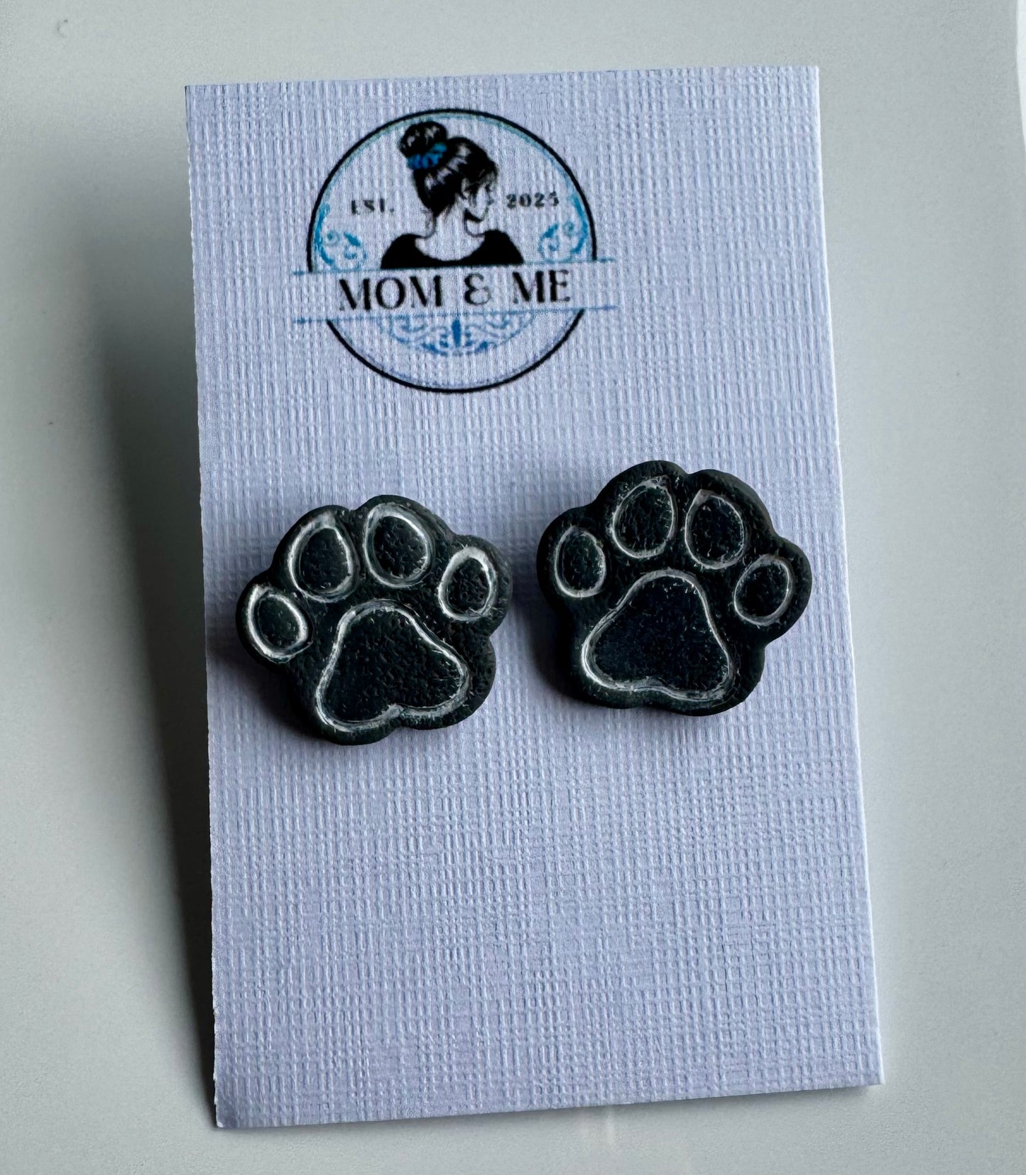 Pawfect Love Polymer Clay Earrings