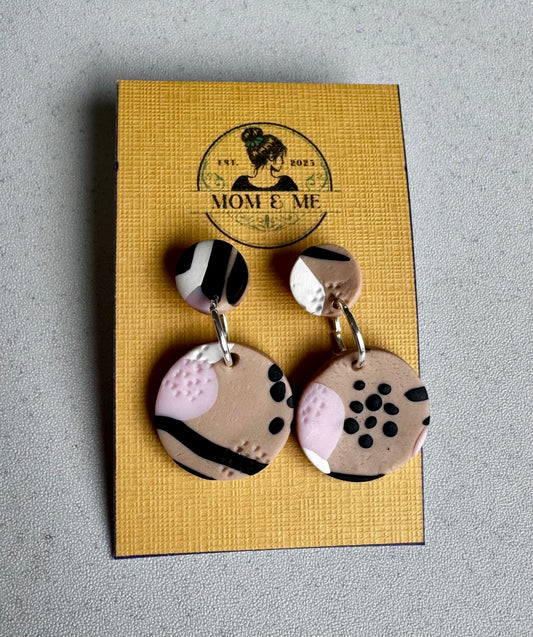 Wild Whisper Polymer Clay Earrings