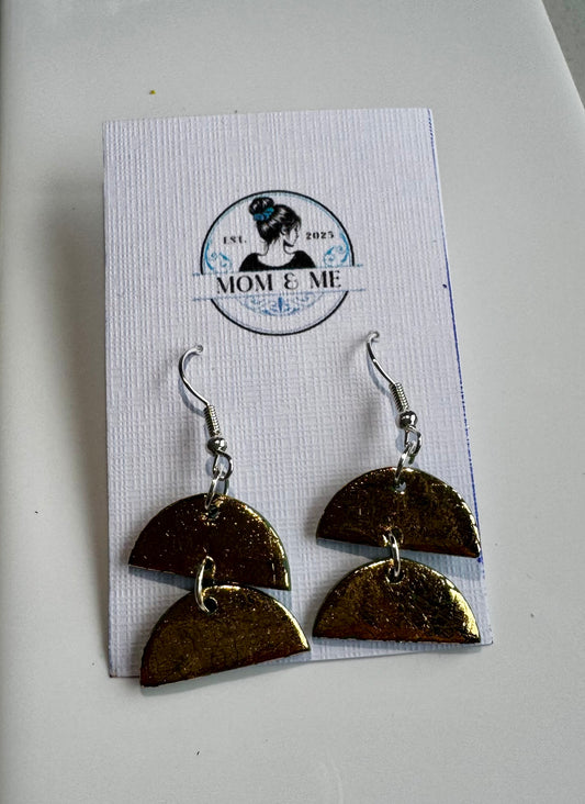 Lunar Duo Polymer Clay Earrings