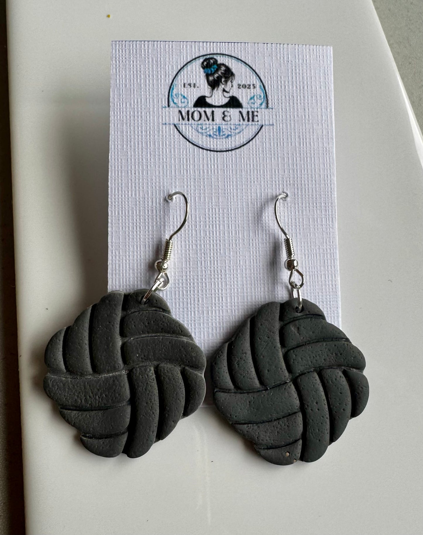 Woven Knot Polymer Clay Earrings